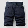 thumbnail image 3 of WREESH Men's Cargo Shorts Plus Size Cargo Shorts Multi-Pockets Relaxed Summer Beach Short Pants Outdoor Workout Shorts Dark Blue, 3 of 5