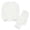 White, variant on ATOYSOY Womens Cable Knit Flannel Pajamas Set Winter Matching Loungewear Oversized Round Neck Long Sleeve Tees Elastic Drawstring Wide Leg Trousers Lace Hem Light Warm Nightwear For Cold Weather