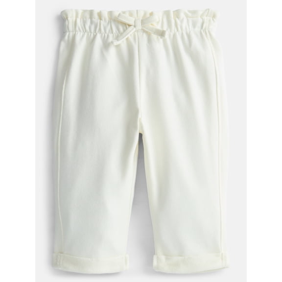 Wonder Nation Baby Girls French Terry Joggers, Sizes 0-24 Months