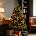 thumbnail image 6 of TMOYZQ 10 PCS Christmas Balls Bulk Shatterproof Plastic Christmas Tree Decorations for Decorative Hanging Baubles 3.1in, 6 of 7