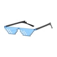 thumbnail image 2 of Wutalume Thug Life Pixelated Gamer Sunglasses, Funny Retro Video Game Style Glasses, Cool Party Disco Eyewear, Novelty Sunglasses for Men and Women, Costume and Fun Accessory,H, 2 of 4