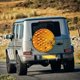 thumbnail image 5 of Fotbe Bees on Hive Honeycomb Funda de Llanta de Repuesto con Estampado, Engrosada, Ajuste Universal para Jeep, Remolque, RV, SUV, Camión-17 inch, 5 of 6