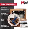 thumbnail image 4 of HandiFoam 200 bd. ft. Spray Foam Insulation kit Polyurethane Foam 2-Component System, 200 bd. ft., 4 of 16