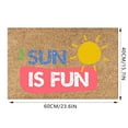 40x60cm Colorful Summer Floor Mats Gift Colorful Floor Mat Decorations