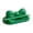 Green, variant on Bows Pen Rest with Paired Supports and 3D-Printed Construction, Decorative Desktop Stand for Writing Instrument