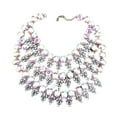 thumbnail image 1 of Qarigey Collar geométrico de aleación para mujer, cadenas de clavícula, collares de moda con diamantes de imitación, adornos de decoración para el Ropa, zapatos y accesorios Miscelánea Vistoso Qarigey AP014485-04, 1 of 6