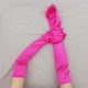 thumbnail image 4 of Xiao Hua Guantes de satén clásicos para adultos, largos, de 55 cm (azul zafiro), 4 of 5
