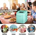 Costway Portable Ice Maker Machine Countertop 26Lbs/24H Selfcleaning w