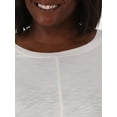 thumbnail image 5 of Terra & Sky Women's Plus Size Textured Scoop Neck Top with Long Sleeves, Sizes 0X-5X, 5 of 5
