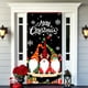 thumbnail image 4 of Adornos navideños, cubierta de puerta navideña de 35 x 79 pulgadas - Patrón de Papá Noel - Decoración de puerta para el día de Navidad - Decoración para fiestas de festivales Cubierta de puerta de pol, 4 of 4