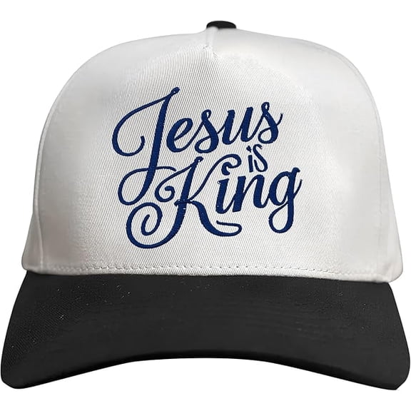 Jesus is King Hat, Funny Hat, Embroidered Trucker Hat, Hats for Women, Party Hat, Gifts for Her