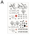 thumbnail image 1 of Halloween Clown Tattoo Stickers Face Stickers Mouth Teeth Tattoo Stickers Waterproof Dark Style Funny Makeup Temporary Tattoo Clown Tattoo Stickers Best, 1 of 1
