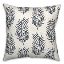 Creative Products Blue Fern Pattern 18x18 Indoor / Outdoor Pillow