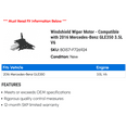 thumbnail image 2 of Windshield Wiper Motor - Compatible with 2016 Mercedes-Benz GLE350 3.5L V6, 2 of 2