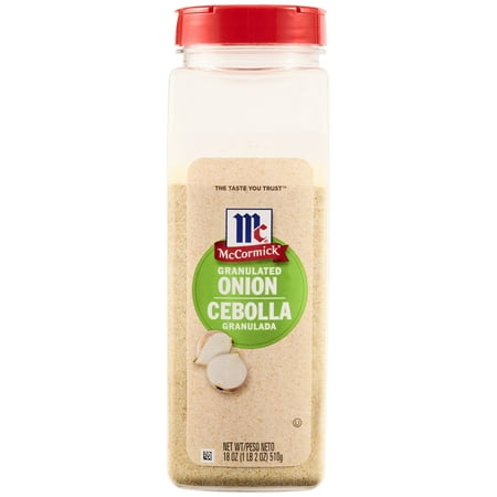 McCormick Kosher Granulated Onion, 18.0 oz Bottle
