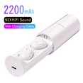 thumbnail image 1 of Auriculares inalámbricos Auriculares Bluetooth Auriculares Bluetooth con estuche de carga de 24 horas Auriculares a prueba de sudor Micrófono incorporado Auriculares estéreo Tan Jianjun unisex, 1 of 2