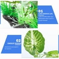 thumbnail image 3 of SHOWERORO Artificial Underwater Plants Natural Style Aquarium Accessories PVC Green 1Pack, 3 of 6