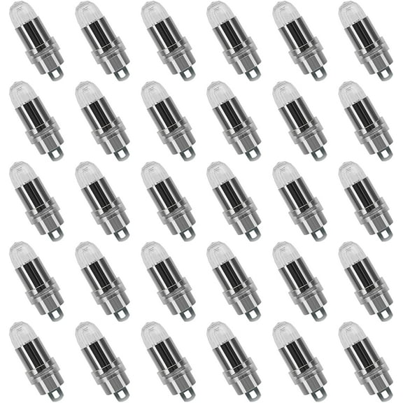 30x Battery Operated LED Party Lights Seasonal Lighting for Balloons Paper Lanterns, - Warm White