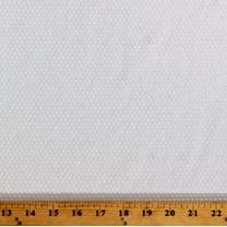 Jiffy Grip Non-Slip Rug Padding White Anti-Skid Anti-Slip Rubberized 30" Wide Cotton Fabric by the Yard (7483M-1D-white)