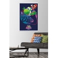 thumbnail image 2 of Nintendo The Super Mario Galaxy Movie (2026) - Mario & Yoshi Let's-A Go! Wall Poster with Magnetic Frame, 22.375" x 34", 2 of 5