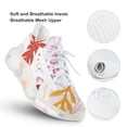 thumbnail image 3 of Leaves Walking Shoes for Men Woman Lightweight Tennis Fashion Elastic Sports Shoes Cushion Basketball Shoes, 3 of 7