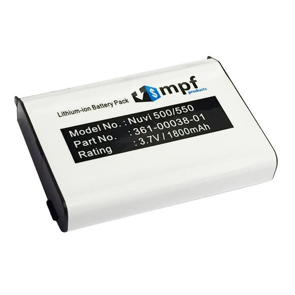 010-11143-00, 361-00038-01 Battery for Garmin Nuvi 500, Nuvi 510, Nuvi 550, Zumo 220, Zumo 600, Zumo 650, Zumo 660, Zumo 660LM, Zumo 665, Zumo 665LM, Aera 500, Aera 510, Aera 550, Aera 560 GPS Units