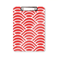 thumbnail image 1 of Japan Red White Waves Art Clipboard Folder Writing Pad Backing Plate A4, 1 of 4