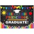 thumbnail image 2 of Decoración de pared YONGSHENG 200x150 cm Preescolar Graduado Telón de fondo para niños Fotografía Escuela Fiesta de graduación, 2 of 5