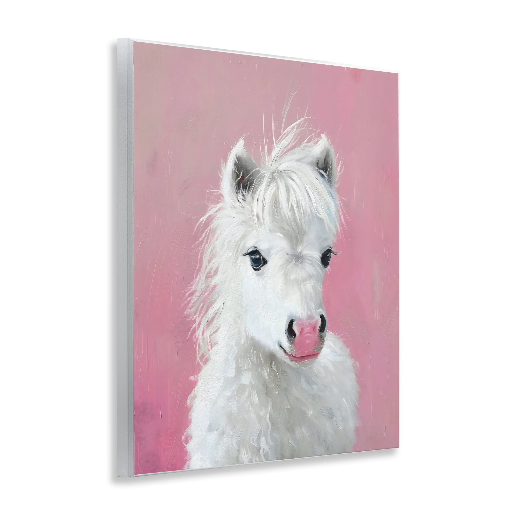 Stupell Industries Gentle White Pony Wall Plaque Art, design by The Prints Vibe