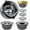Dark Gray, variant on 4-1 Colander with Bowl Set - Rotatable Colander Bowl with Measuring Spoons - Fruit Strainer Bowl, Food Strainers and Colanders Funny Presents for Women, Aesthetic Kitchen Gadget Essentials - Beige
