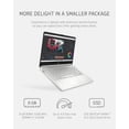 thumbnail image 4 of HP 14 Laptop, AMD Ryzen 5 5500U, 8 GB RAM, 256 GB SSD Storage, 14-inch Full HD Display, Windows 11 Home, Thin & Portable, Micro-Edge & Anti-Glare Screen, Long Battery Life (14-fq1025nr, 2021), 4 of 5
