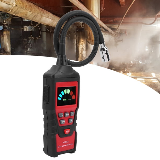 Detector de gas Combustible, analizador de gas Combustible Combustible DE GAS LED Natural Probador Portátil de Gases, Para Baña Domémico