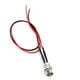 thumbnail image 4 of 4 Pcs 12v 8mm LED Panel Pilot Dash Warning Light Indicator Lamp Car Van Green, 4 of 5