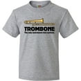 thumbnail image 3 of Inktastic Trombone Music Joke Band Youth T-Shirt, 3 of 5