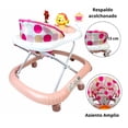 thumbnail image 3 of Andadera para Bebé con luz sonido llantas de gel diseño León - Rosa, 3 of 7