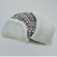 thumbnail image 2 of SUNNYOUTDOOR Winter Hats Men Aviator Soft Faux Fur Ear Flaps Hat Cap Winter Ski Trapper (Brown with white), 2 of 2