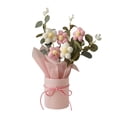 thumbnail image 1 of Ramo de flores de ganchillo, adorno floral de punto hecho a mano, decoración floral de hilo, regalo para el Día de la Madre, cumpleaños y Navidad., 1 of 8