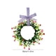 thumbnail image 3 of Corona de invierno para puerta de entrada con follaje escarchado y bayas | Corona artificial de primavera de 30 cm para decoración de paredes de interior y exterior | Decoración navideña para el, 3 of 6