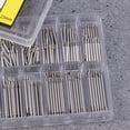 thumbnail image 3 of Juego de 360 pasadores de reloj de 6-23 mm para reparación de eslabones de acero inoxidable, herramientas de repuesto (plateado), 3 of 8