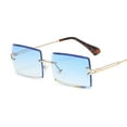 thumbnail image 2 of Gafas de sol cuadradas Zulema sin montura Diseño de moda gradiente, 2 of 8