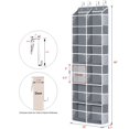 thumbnail image 2 of Organizador para colocar sobre la puerta Univivi, 6 niveles y 12 compartimentos, gris, 2 of 7