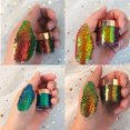 thumbnail image 4 of Paleta de sombras de ojos con pigmentos de alto brillo y lentejuelas en polvo metálico con camaleón, maquillaje de ojos, fiesta, cosmética, purpurina y lentejuelas, 4 of 5