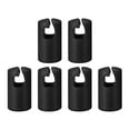 thumbnail image 1 of jinwen Capuchons de Perche d'Enceinte de Trampoline Housse de Protection Robuste pour Filles Garçons Jardin Noir 6 Pcs, 1 of 9