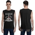 thumbnail image 6 of Roman and Reigns Men Womens Casual Fashion Cotton Crewneck Sleeveless T-Shirt Black, 6 of 8