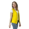 thumbnail image 6 of TOPTIE 5 Pack No Pocket Unisex Vest Peasant Costume Vest Volunteer Work Vest-Yellow-XL, 6 of 7