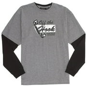 No Boundaries - Men's "Off the Hook" Layered Graphic Tee