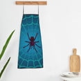 thumbnail image 5 of Fuzoiu Spider And Cobweb Print Waterproof Apron, Kitchen Apron for Women Men Chef, Apron for Christmas Dinner Party Cooking Baking Crafting House Cleaning Kitchen, 5 of 7