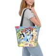 thumbnail image 2 of Kowoue Bluey Pattern Tote Bag Aesthetic Shoulder Bag, Grocery Tote with Shoulder Straps, Large Collapsible Tote with Protective Foam Lining, 2 of 6