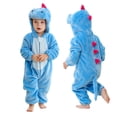 thumbnail image 3 of Peleles de dinosaurio MICHLEY para bebé, ropa de franela con capucha de invierno para niños pequeños, monos, mono, disfraz para niños, Halloween, 3 of 5