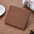 thumbnail image 3 of Multi-function Leather Bag Fashion Cross-section Storage Card Case Men's Wallet Slim Wallet Card Holder LIGHT COFFEE, 3 of 8